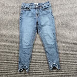 BKE Jeans Women's 26 Blue Gabby  Curvy High Rise Ankle Skinny